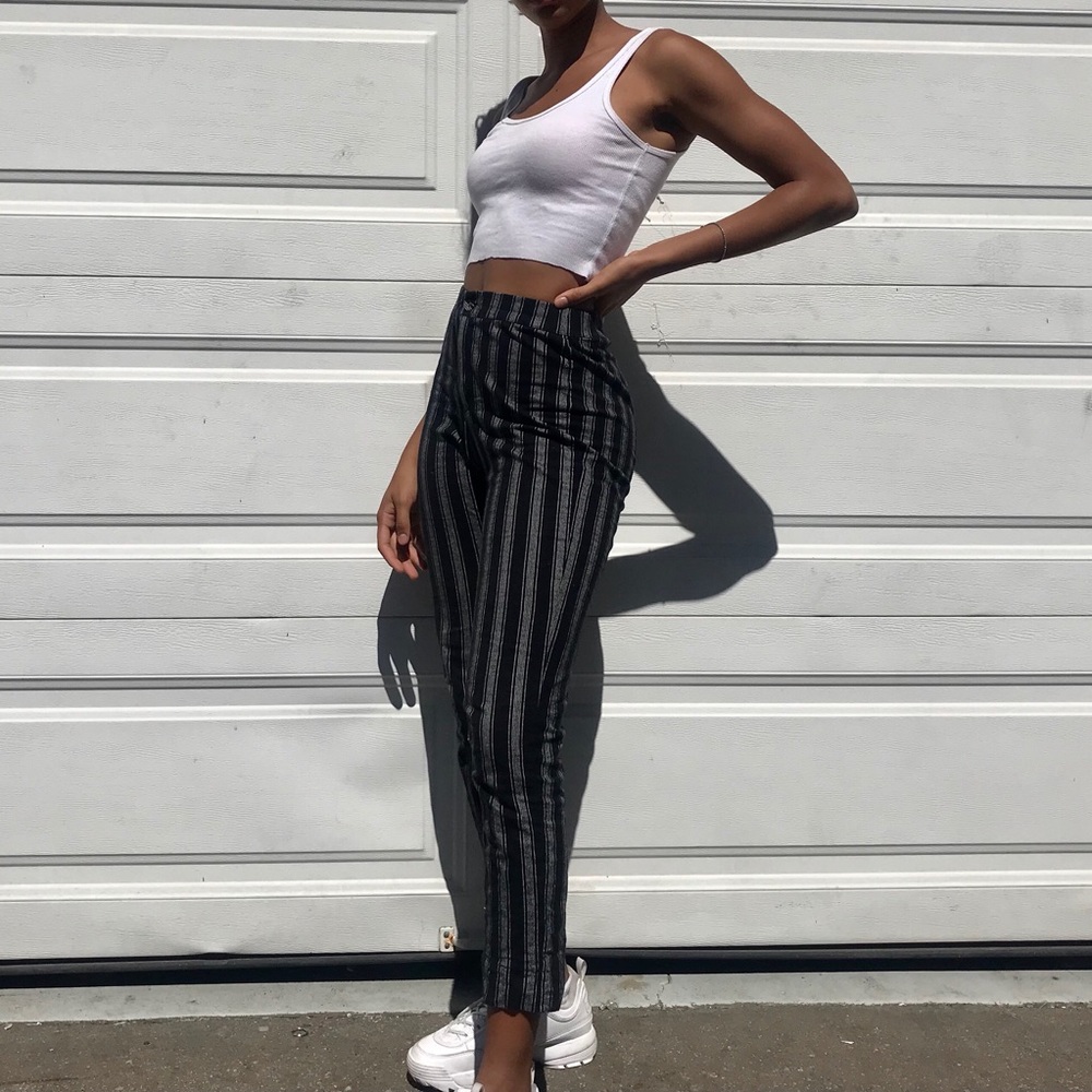 SOLD Brandy Melville Striped Tilden Pants